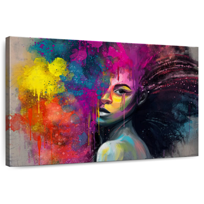 Leisha African Vibrance, H 30 po x l 45 po
