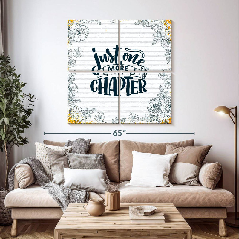Senne Just One More Chapter, 45" H x 45" W