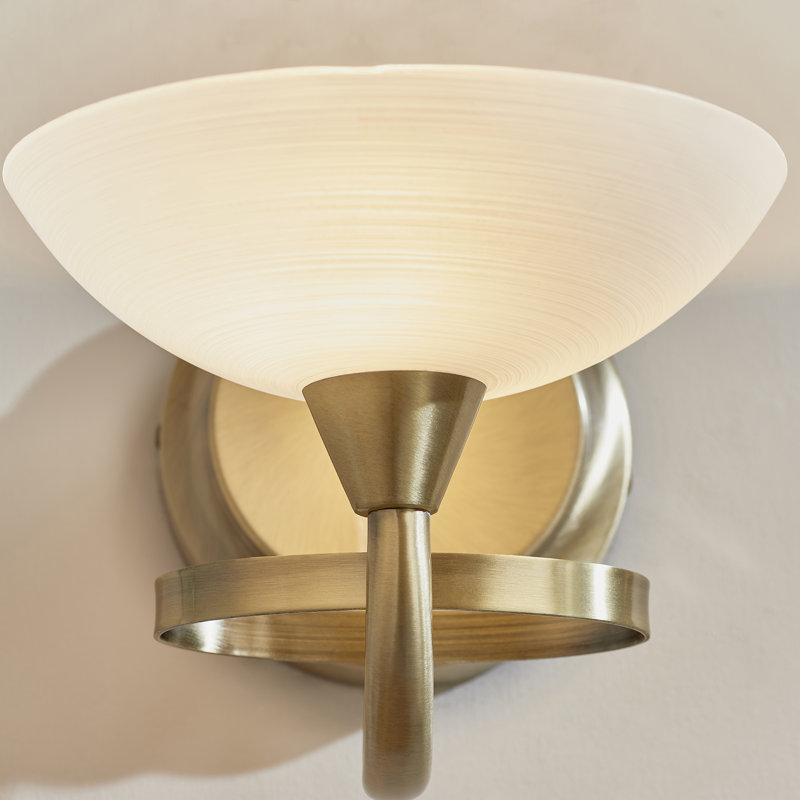 Montague Armed Sconce, Antique Brass
