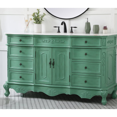 Lunette Single Bathroom Vanity with Top