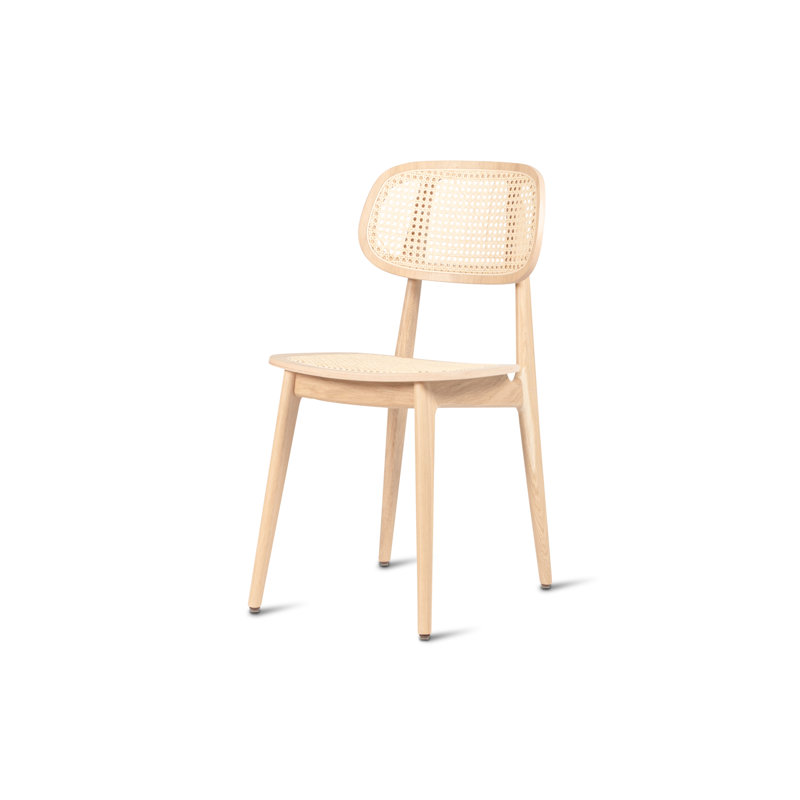 Titus Outdoor Dining Side Chair, Oak