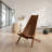 Lashawn Acacia Wood Outdoor Folding Lounge Chair - Brown-1792057096-1792057100