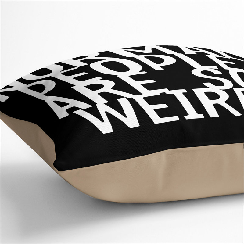 Square Cushion, 55cm H x 55cm W x 20cm D, Stone