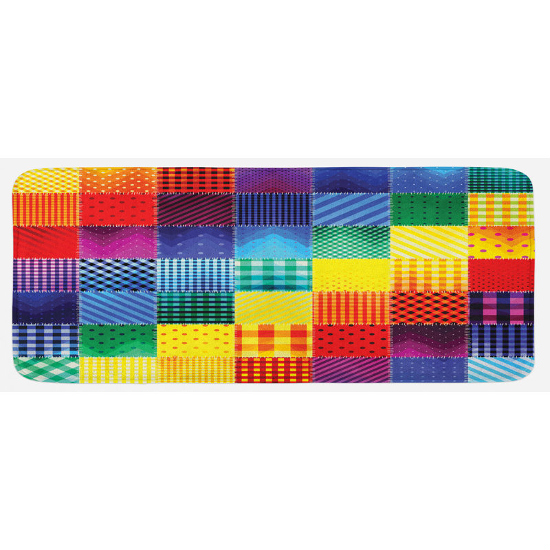 Tapis de cuisine abstrait