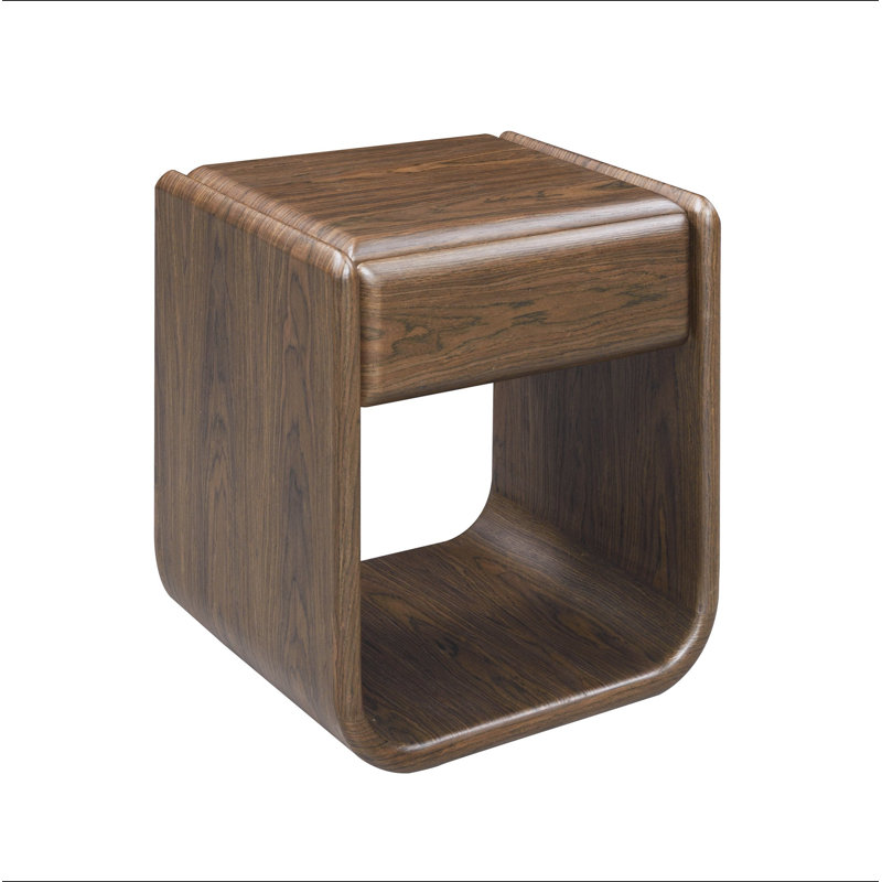 Dark Walnut End Table w/Drawer