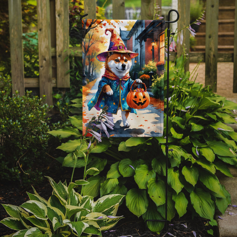 Drapeau du jardin Mastiff, Shiba Inu