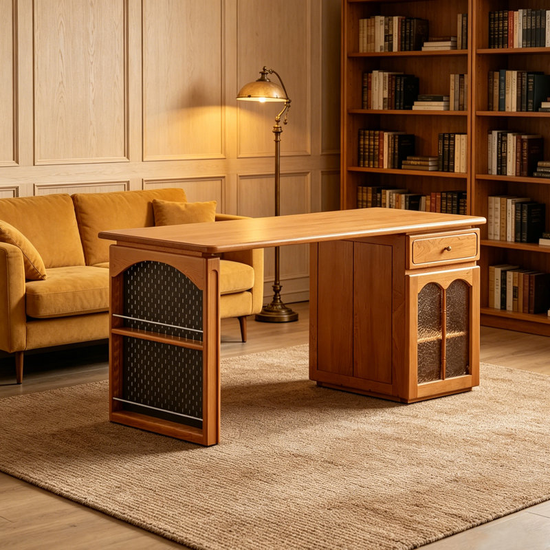 Magnifique bureau fonctionnel avec rangement, H 29,52 po x l 55,11 po x P 23,62 po
