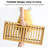 Bamboo Foldable Shoe Shelf with 3 Rows-1856964992