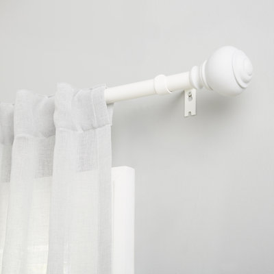 Adjustable Single Curtain Rod