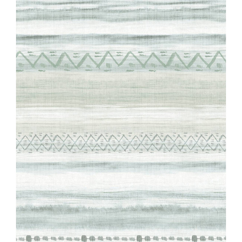 Kaicee Abstract Roll, Dusty Blue/Fern