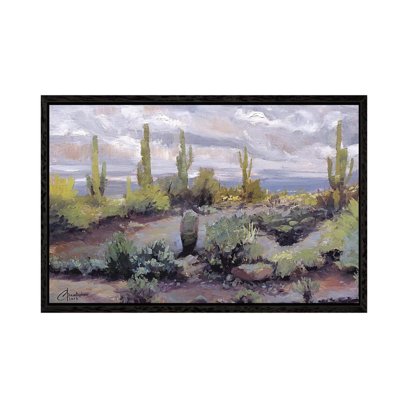 1 Piece Wall Art on Canvas, 66.04 cm H x 45.72 cm W, Black Framed Canvas