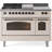 ILVE Nostalgie II Series 48 inch Dual Fuel Range with 5 Sealed Burners, Griddle, Frenchtop (Glass Door)-98196565-98196582
