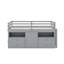 Lit mezzanine simple avec 4 tiroirs, armoire et tablettes-1029328835