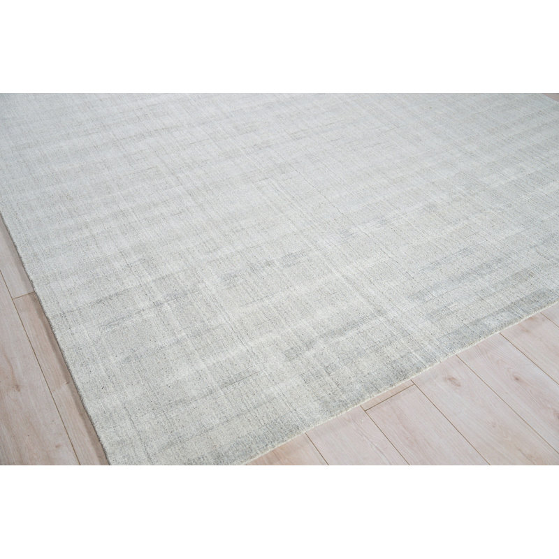 Robin Striped Area Rug in Light Silver/Gray, Rectangle 12' x 15'