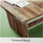 Table de conférence industrielle, bureau de direction, bureau d'ordinateur en bois