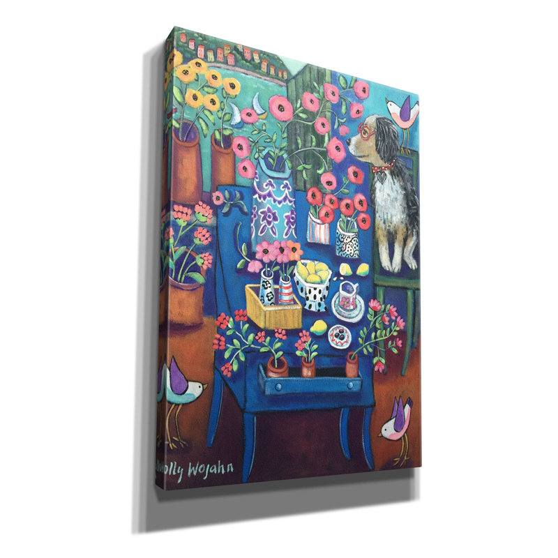 «A Lovely View» par Holly Wojhan, art mural sur toile, H 26 po x l 18 po x P 0,75 po