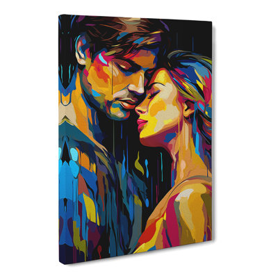 Lovers Pop No.3 - Wrapped Canvas Print