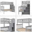 Jesseray Kids Twin Over Full Bunk Bed-1965742629