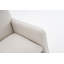 Chaise berçante en coton et lin avec repose-pieds réglable-747966078