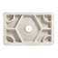 Évier de cuisine blanc rectangulaire en porcelaine encastrée Geneva Farmhouse