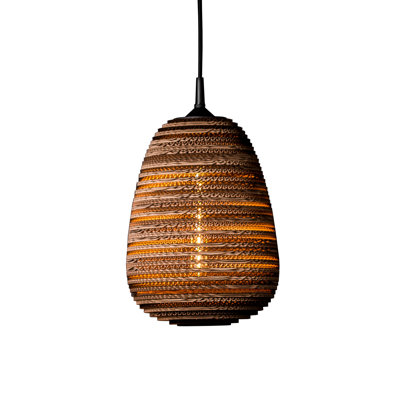 Throwbridge 1 - Light Black Single Pendant