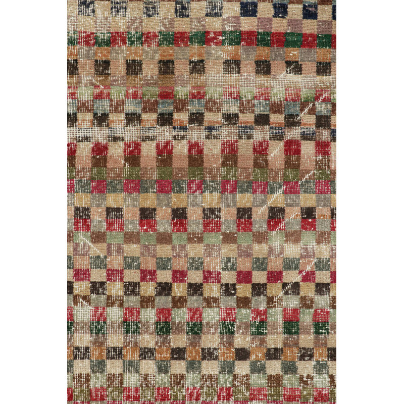 One-of-a-Kind 4’2” X 8’11” Hand Knotted Area Rug