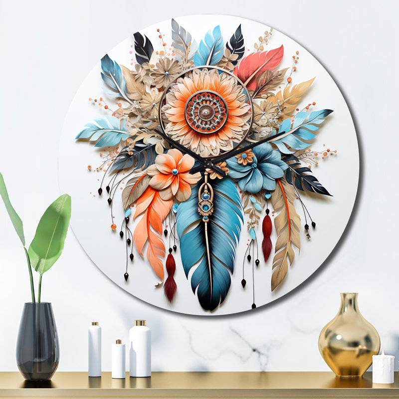Metal Wall Clock, Large