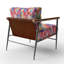 Chaise rembourrée Patchwork
