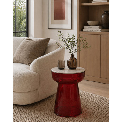 Table d'appoint Keegan Garnet