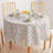 Round Cotton Twill Tablecloth