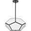Plafonnier semi-encastré en verre Brier-654954432
