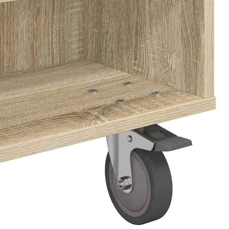 Coffee Table with Storage, Sonoma Oak