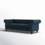 Canapé Chesterfield à accoudoirs roulés 87 po Finbarr-169945577