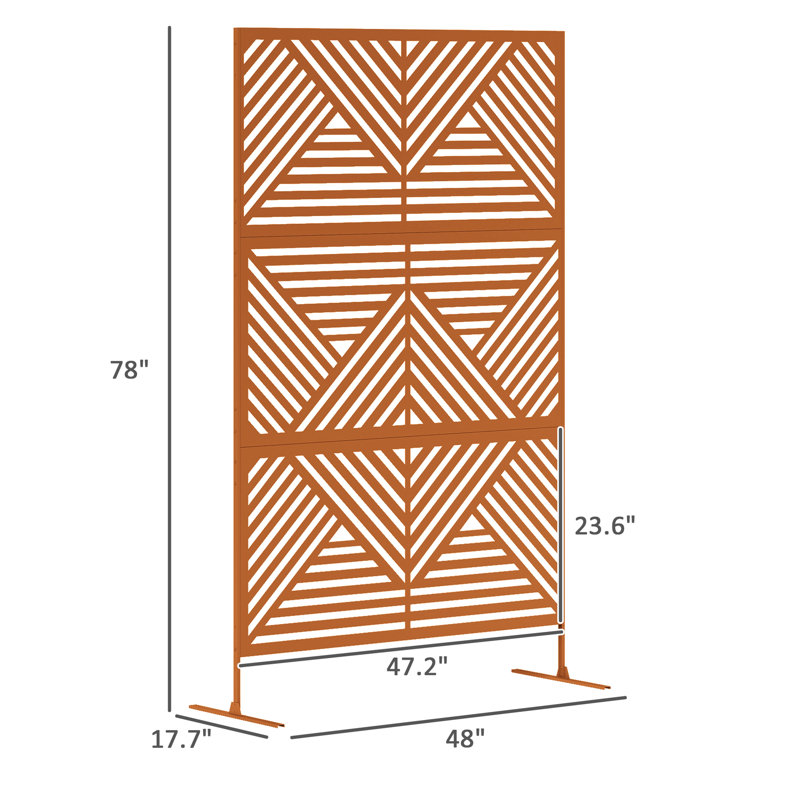 Metal Outdoor Privacy Screen