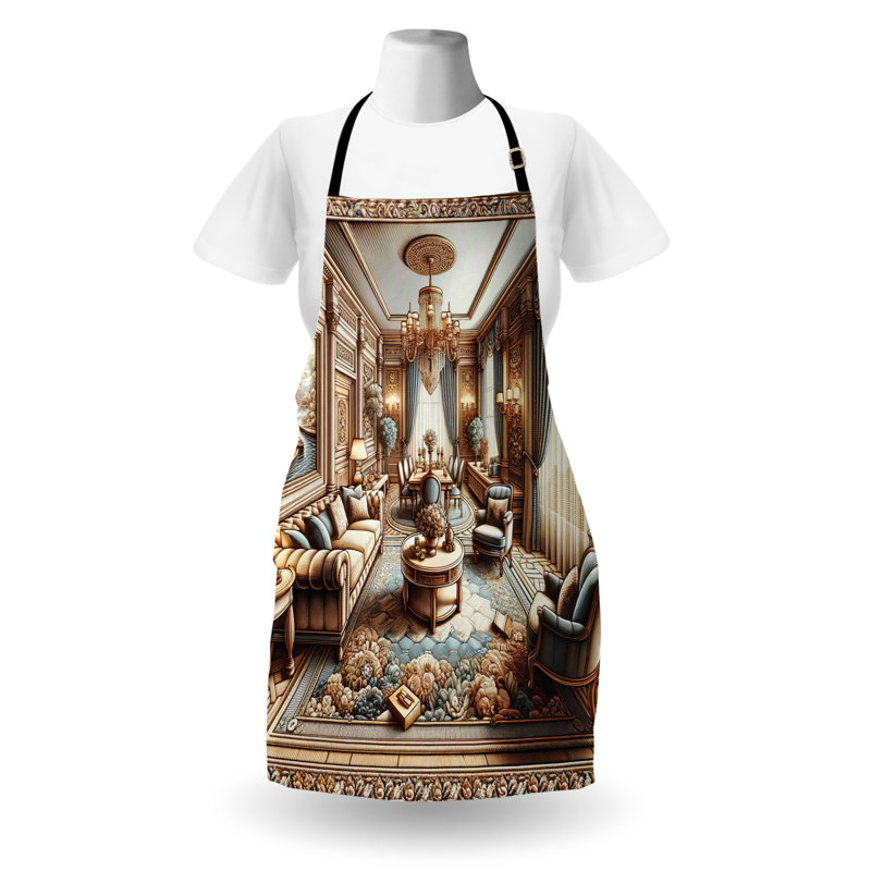 No Pattern Bib Apron