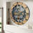 Wall Clock 24" Round Oversized for Living Room decor with Real Moving Gears Canada Collection-101929734