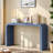 Console Table With Two Legs And Curved Edge-1190630442