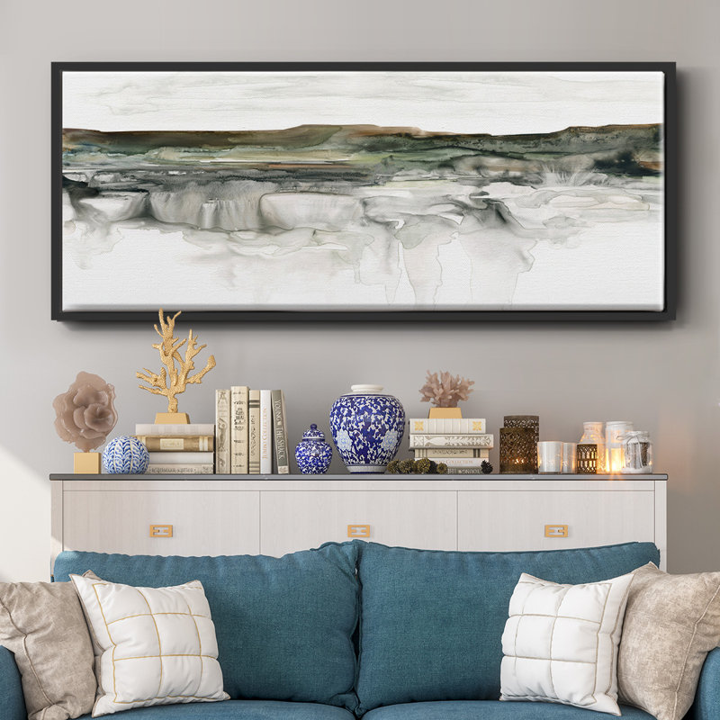 River Flow - toile encadrée