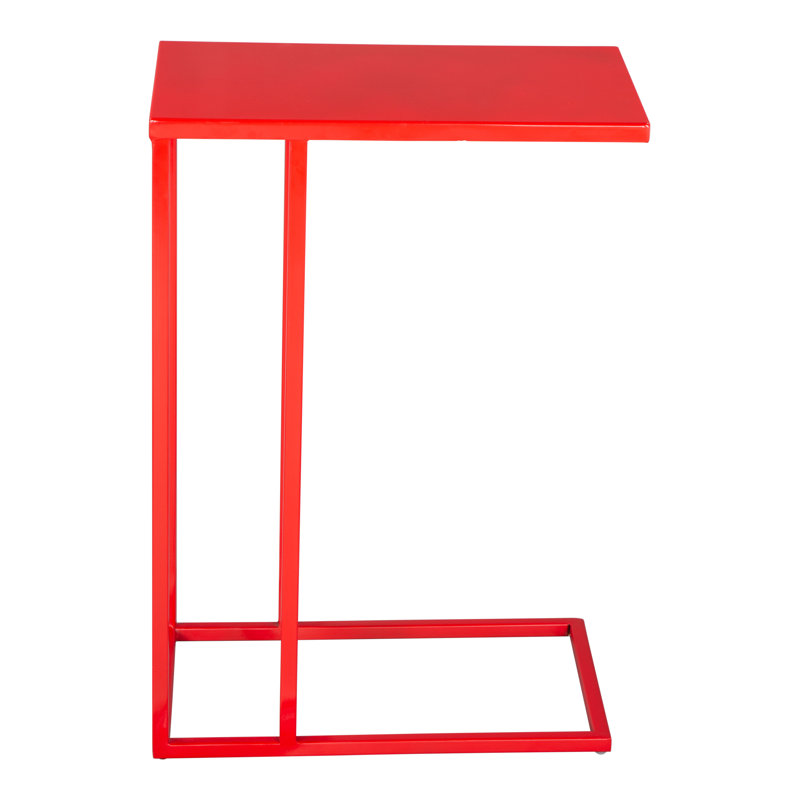 Tanu End Table, Antique Zinc, 23.6" H x 16.5" W x 10" D