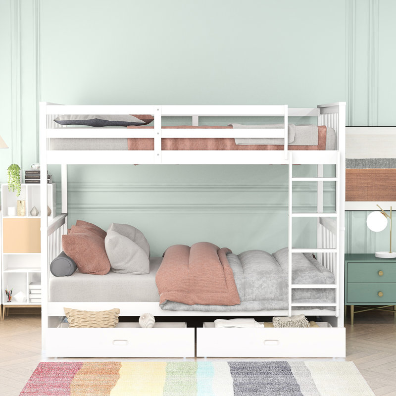 Lit superposé blanc Twintwin