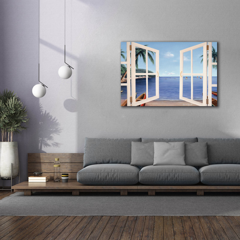 «Day Dreams Window» par Diane Romanello, H 40 po x l 60 po x P 1,5 po