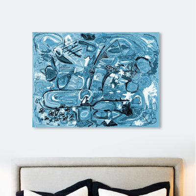 Reproduction d’art sur toile, "rosalina-vivant city blues"