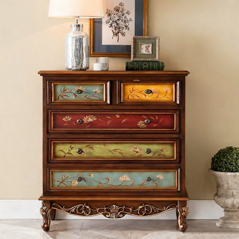 Armoire décorative en bois manufacturé couleur de l'image