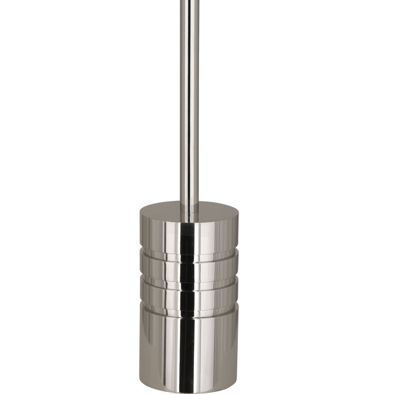Campbell Table Lamp, Black/Polished Nickel
