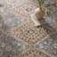 Tapis bleu / brun fait à la main Murphie-1302023847