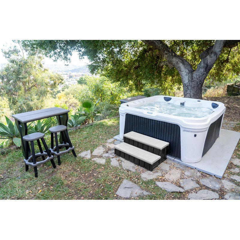 Confer Plastics 36" Deluxe Spa Step, Gray