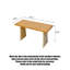 Bureau en bois massif Wabi-Sabi-1432363798