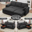 L Shaped Sofa Sleeper & Chaise-1585294638