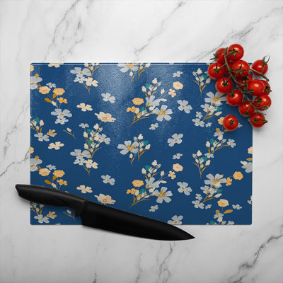 Bunches Glass Chopping Board