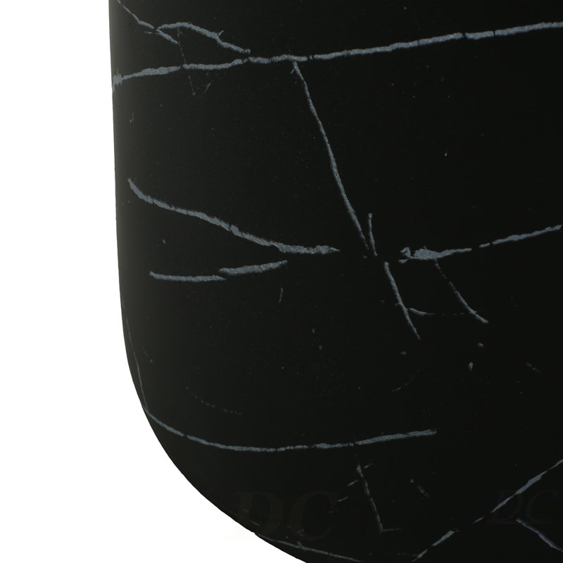 Table d'appoint d'extérieur en béton léger MGO, table d'appoint de salon, marbre noir, table